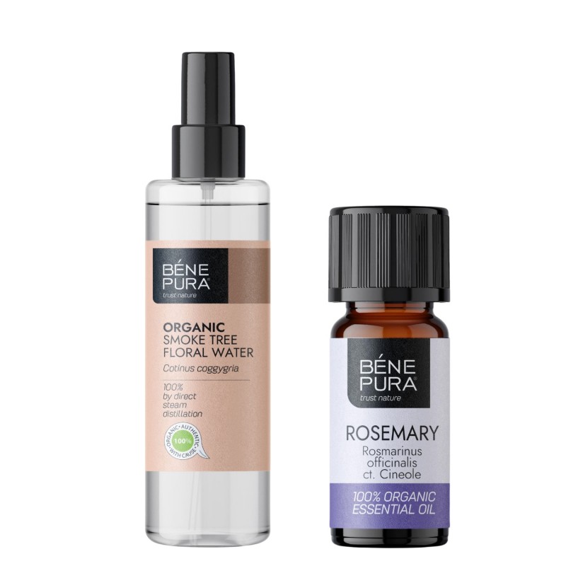 Bio Cserszömörce Virágvíz és Bio Rozmaring Cineol Illóolaj - GMC