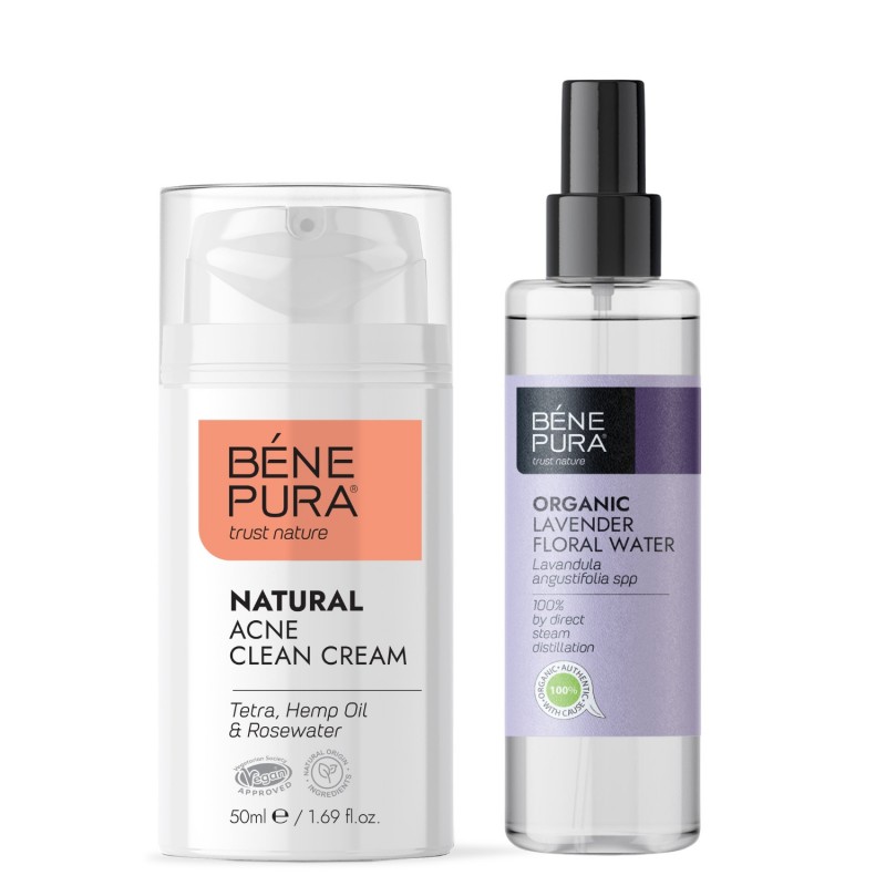 Pattanás elleni Arckrém és Bio Levendula Virágvíz - GMC