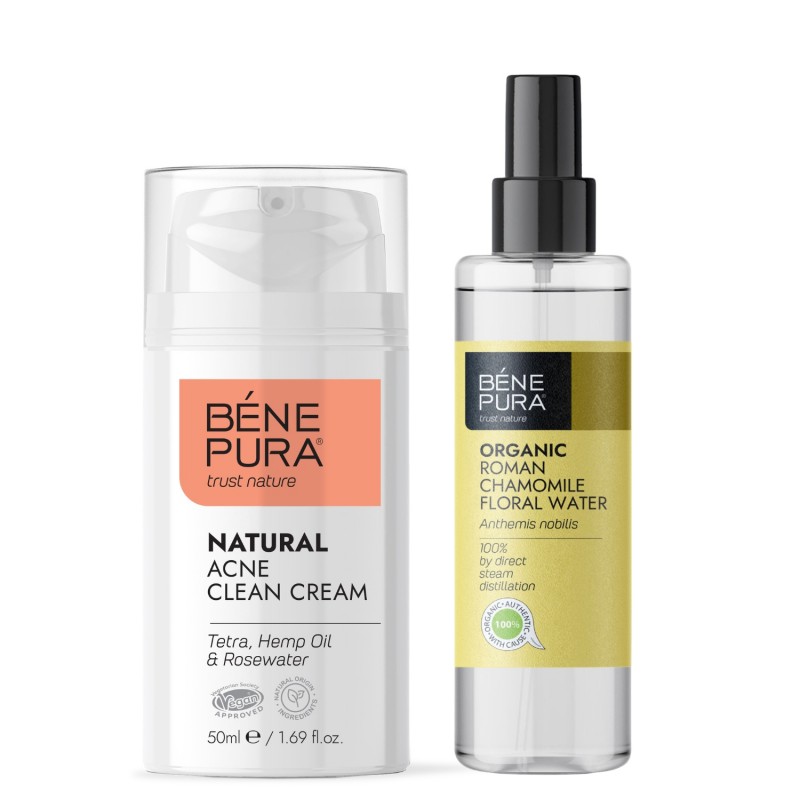 Pattanás elleni Arckrém és Bio Római Kamilla Virágvíz - GMC