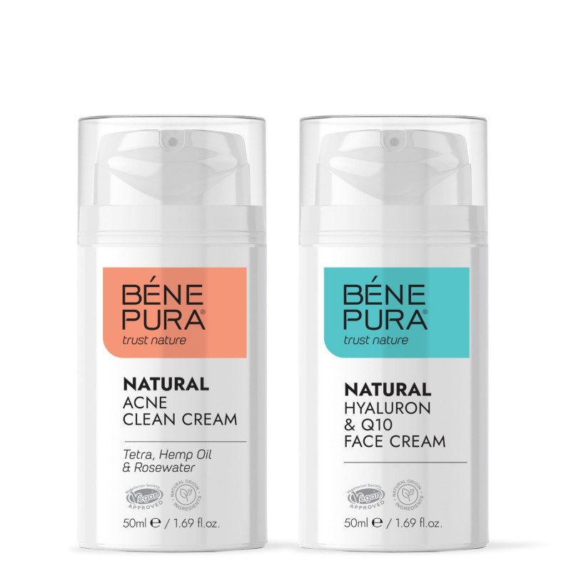 Pattanás elleni Arckrém és Hyaluron & Q10 Arckrém - Termék összehasonlítása