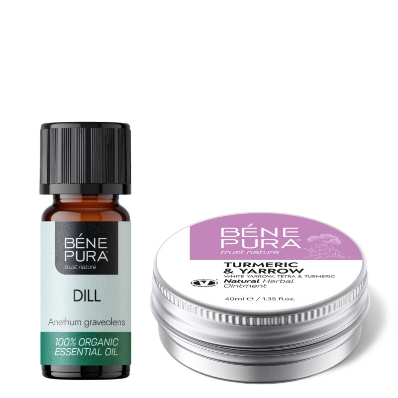 Aranyér Kenőcs Fehér Cickafarkfűvel, Tetrával és Kurkumával és Bio Kapor Illóolaj - GMC