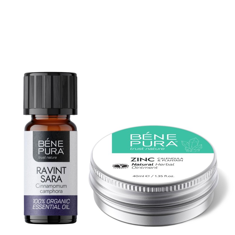Viszketés elleni Kenőcs Cink-Oxiddal és Bio Ravintsara Illóolaj - GMC
