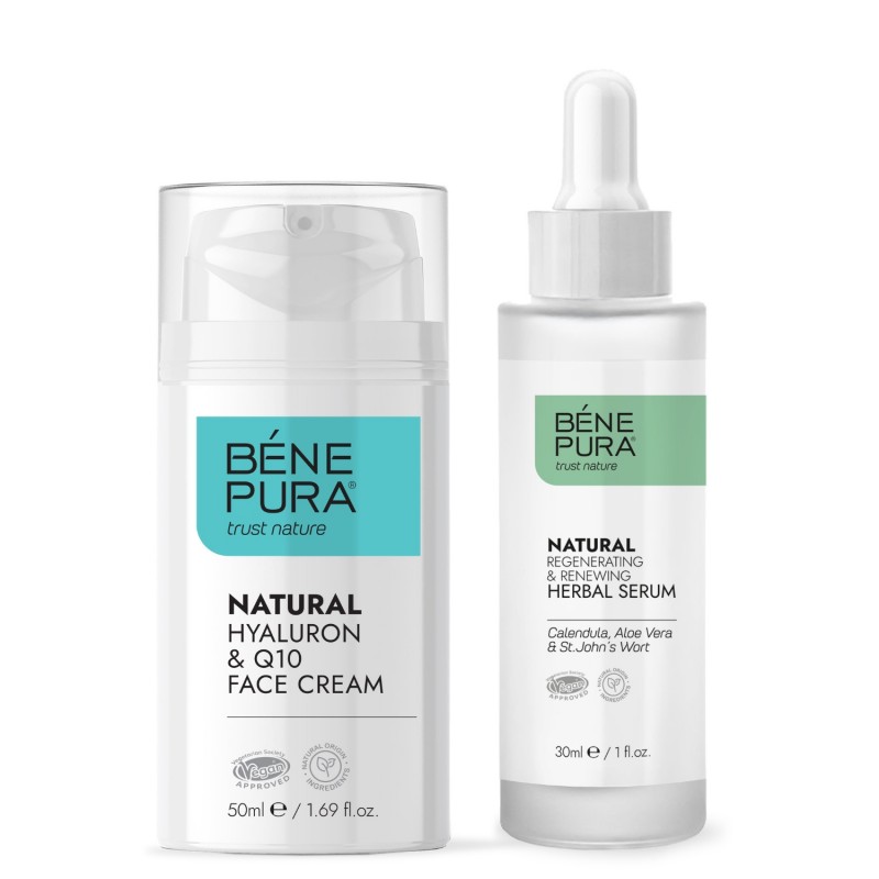 Hyaluron & Q10 Arckrém és Regeneráló arcszérum - GMC