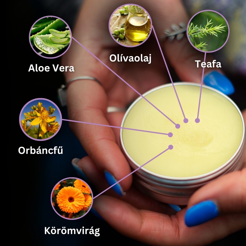 3x Égési Kenőcs Körömvirággal, Aloe Verával és Orbáncfűvel - 40ml