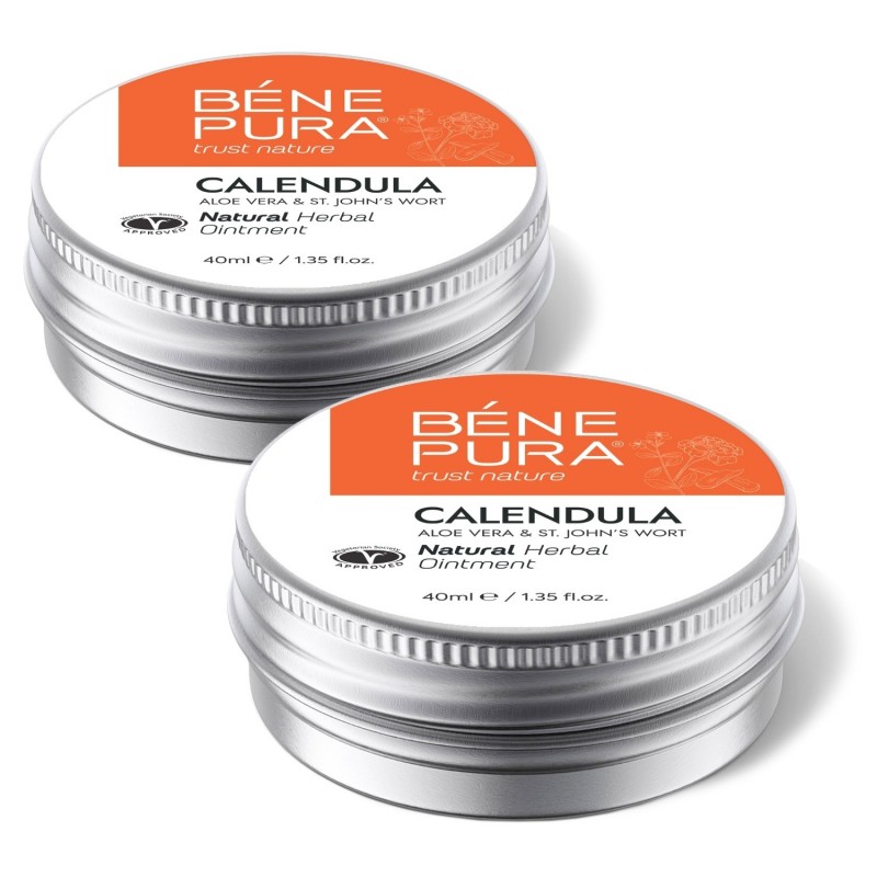 2x Égési Kenőcs Körömvirággal, Aloe Verával és Orbáncfűvel - 40ml - Szettek