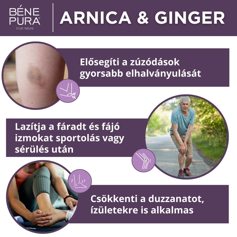 Zúzódás Kenőcs Arnikával és Gyömbérrel - 40ml