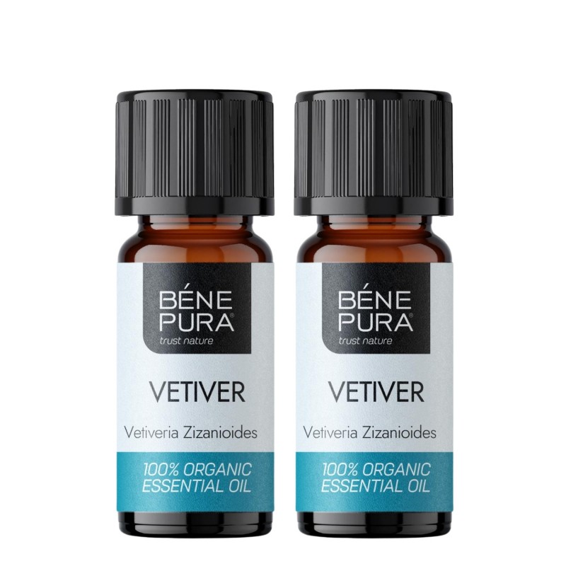 2x Bio Vetiver Illóolaj - 5ml - Illóolajok