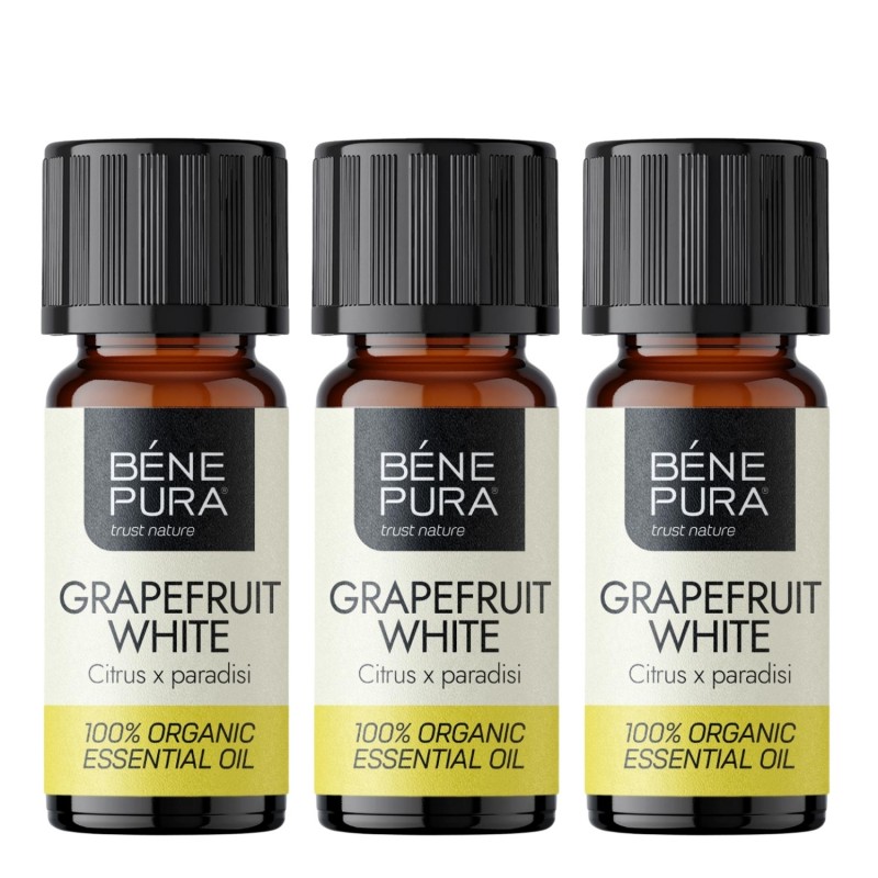 3x Bio Fehér Grépfrút Illóolaj - 10ml