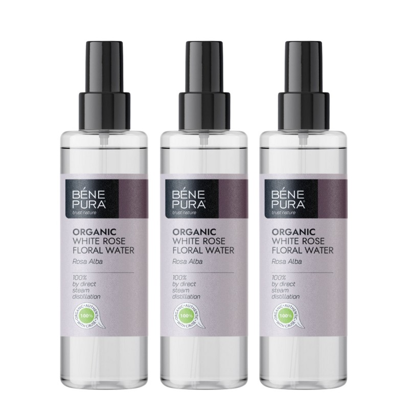 3x Bio Fehér Rózsa Virágvíz - 250ml