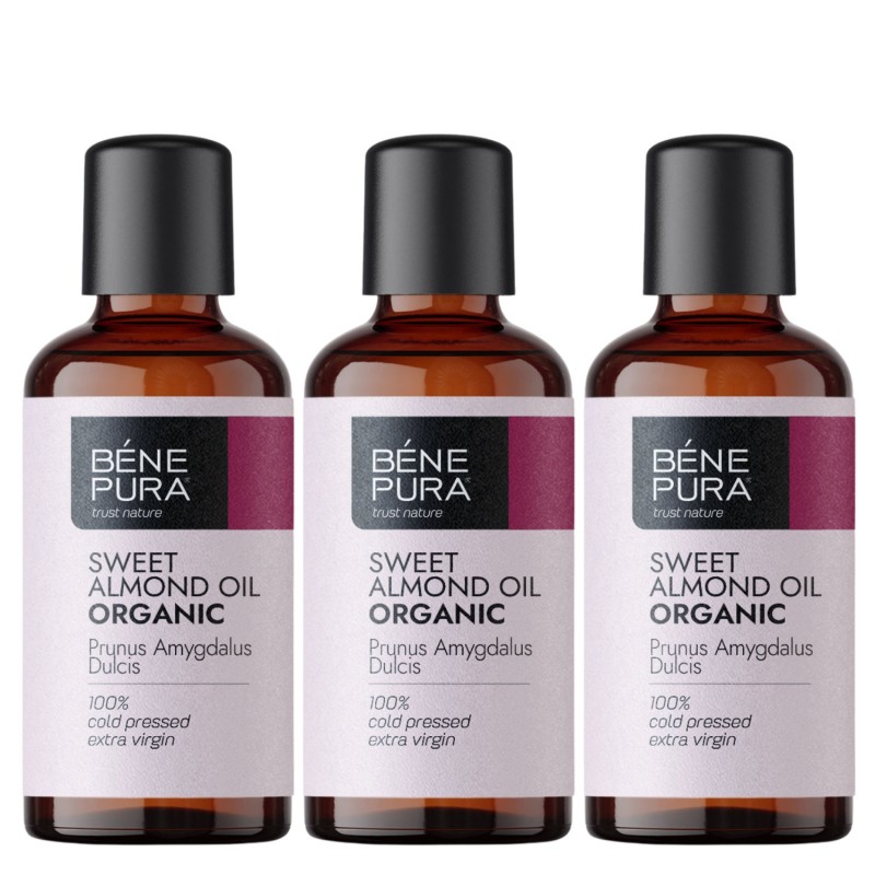 3x Bio Mandula Bázisolaj - 100ml