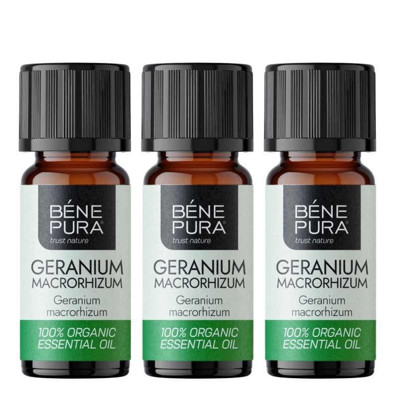 3x Bio Muskátli Illóolaj - 10ml