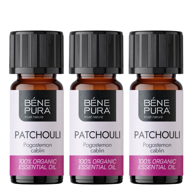 3x Bio Pacsuli Illóolaj - 10ml - Benepura.hu 3x Bio Pacsuli Illóolaj - 10ml