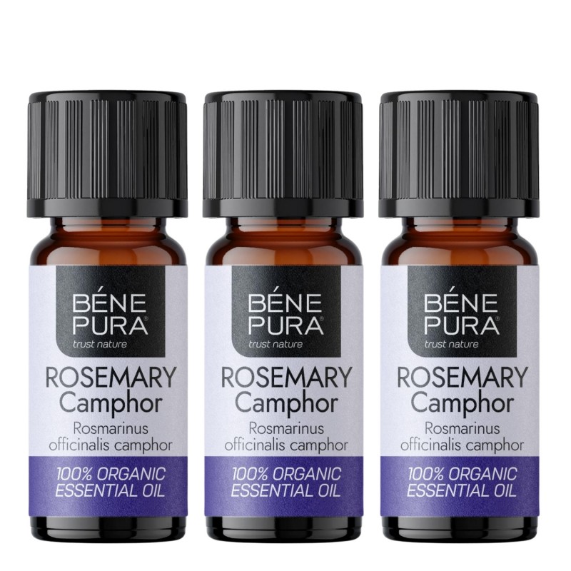 3x Bio Rozmaring Kámfor Illóolaj - 10ml