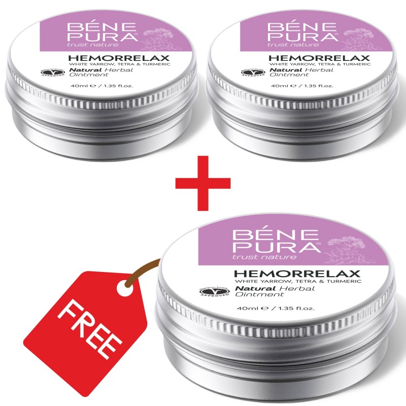 3x Aranyér Kenőcs Fehér Cickafarkfűvel, Tetrával és Kurkumával - 40ml - 