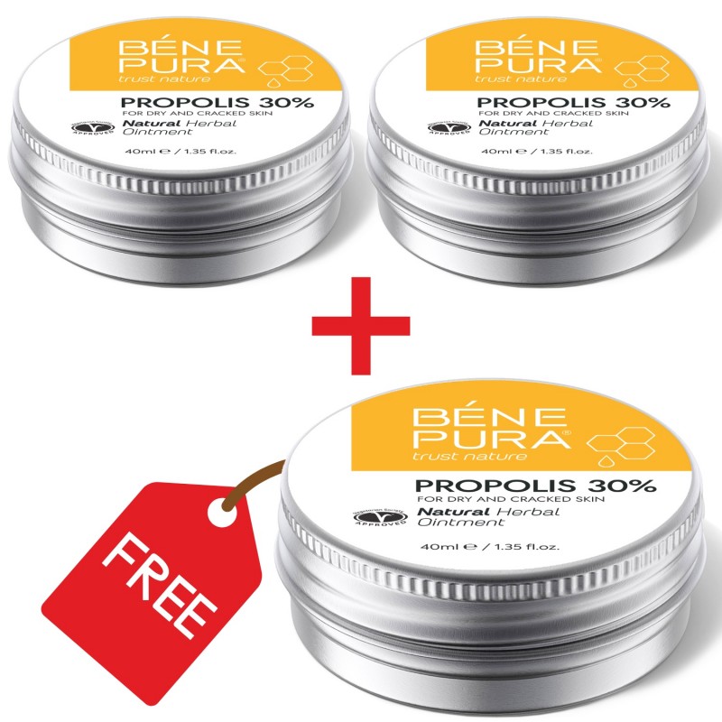 3x Viszketés elleni Kenőcs 30% Propolisszal - 40ml - Szettek