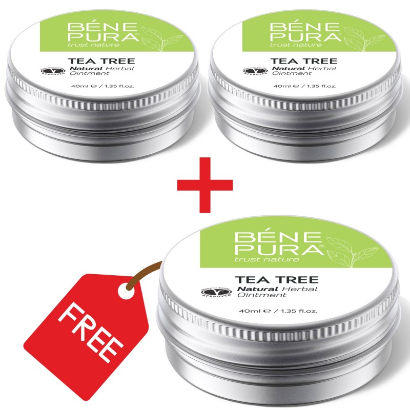 3x Viszketés elleni Kenőcs Teafával - 40ml - Kenőcsök viszketés