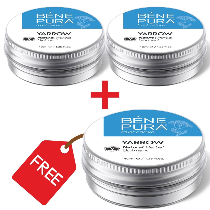 3x Aranyér Kenőcs Fehér Cickafarkfűvel - 40ml - 