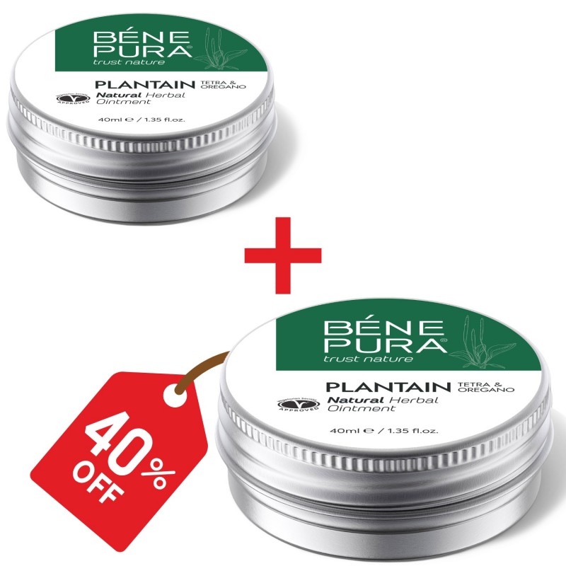 2x Viszketés elleni Kenőcs Útifüvel - 40ml - Szettek