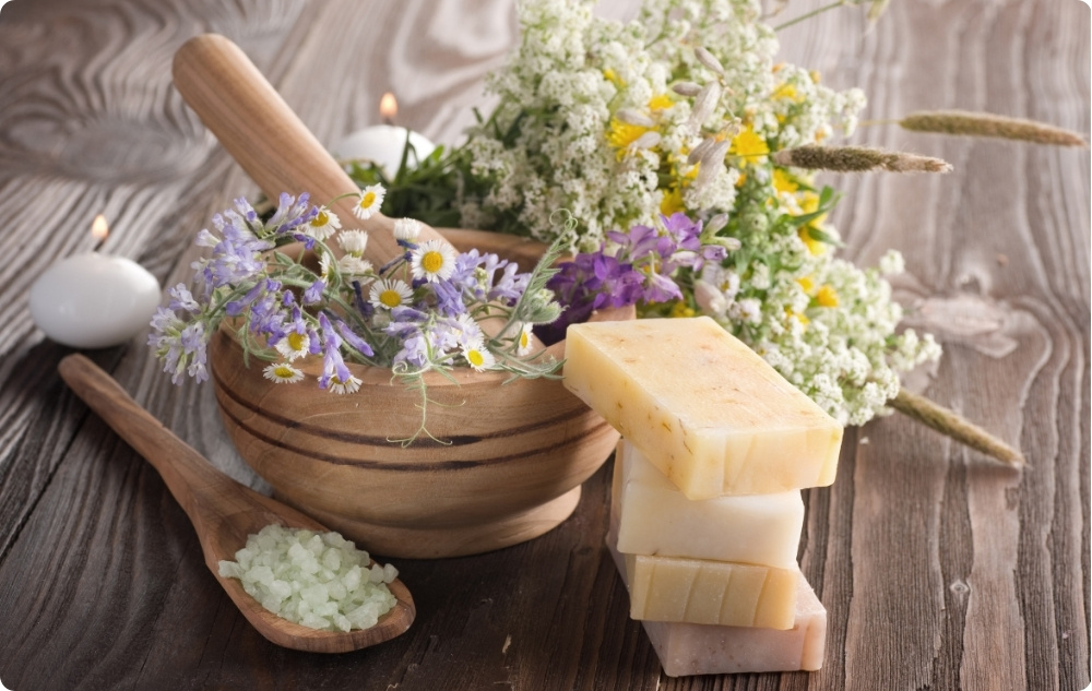 Gyógynövényes fürdőként bőr- és fejbőrfeszültségre